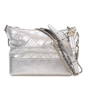 Pre-Loved Chanel Medium Aged Calfskin Gabrielle Hobo
